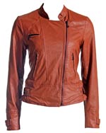 Melissa Faux Leather Jacket