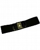 Belt turn lock buckle elastic