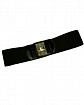 Belt turn lock buckle elastic